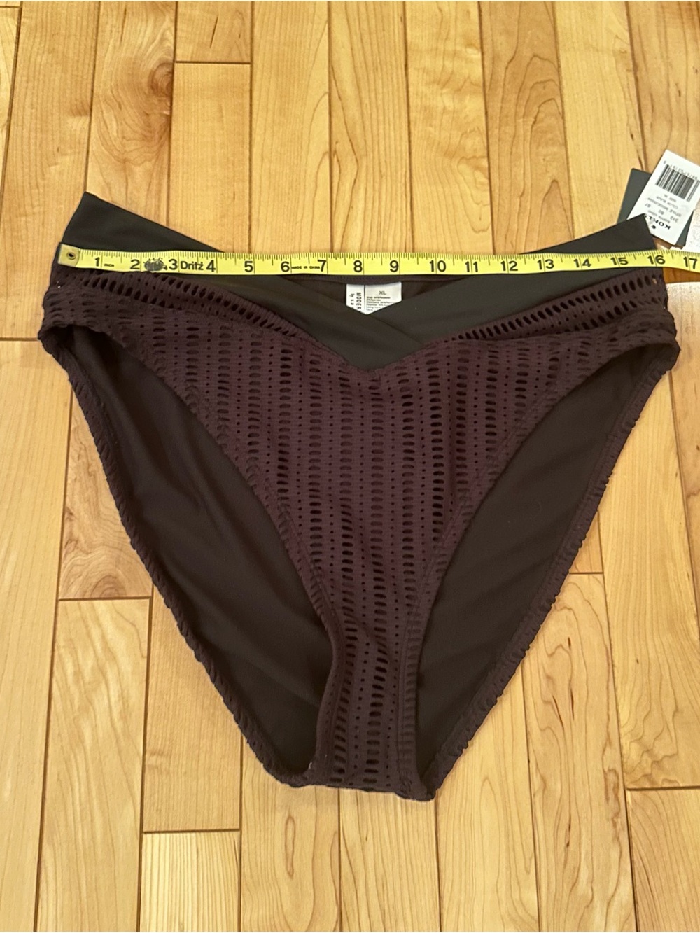 Modern Supply by Sanctuary High-V-Waist Crochet Bikini Bottom; NWT, Sz.XL - Picture 6 of 9